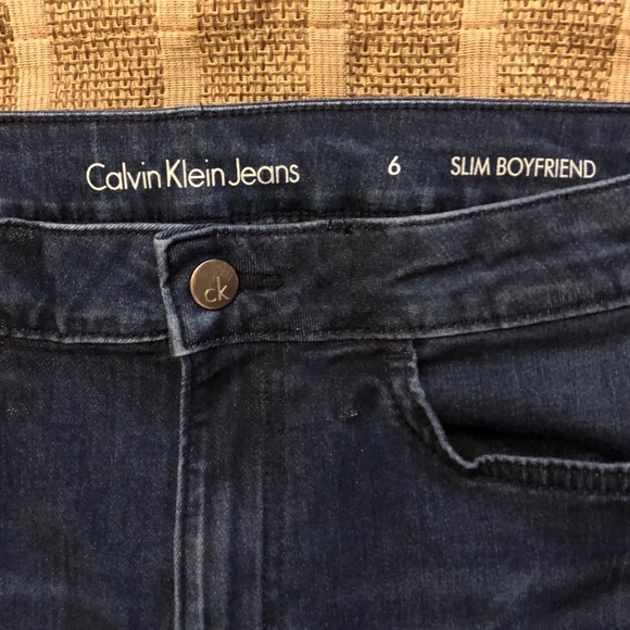 Calvin Klein Distressed Skinny Jeans Size 6 - Picture 5 of 7